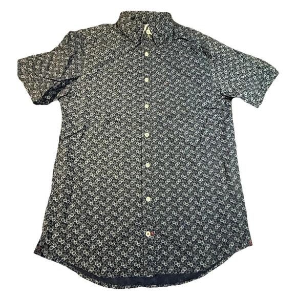 Tommy Hilfiger Other - Tommy Hilfiger Men's Small Short Sleeve Collared Button Up Shirt Casual New